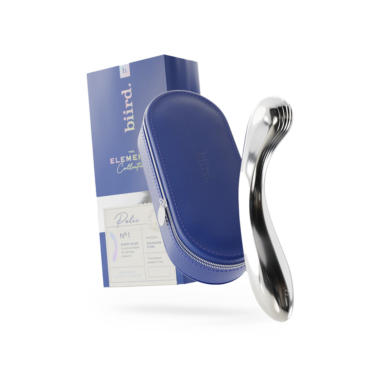 Biird Elements - Polii No1 - Stainless Steel G-Spot Dildo