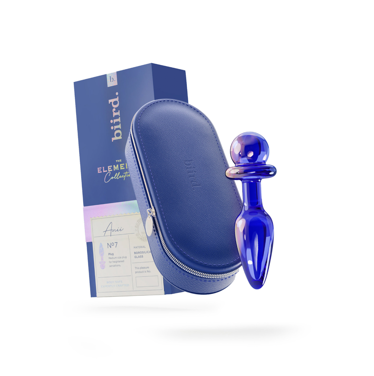 Biird Elements - Anii No7 - Iridescent Glass Plug