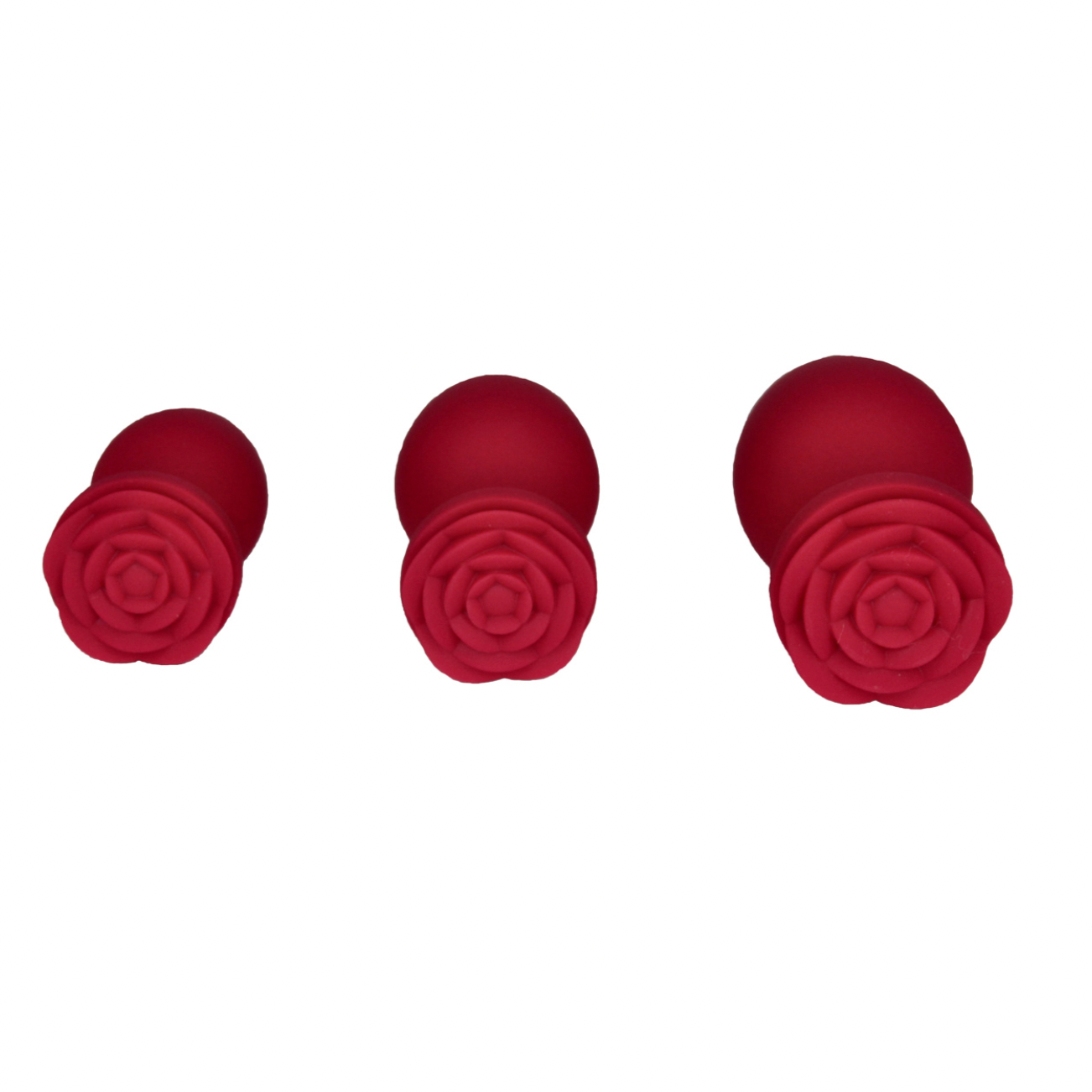 Adore U - Rosalina Silicone Rose Plug Trio