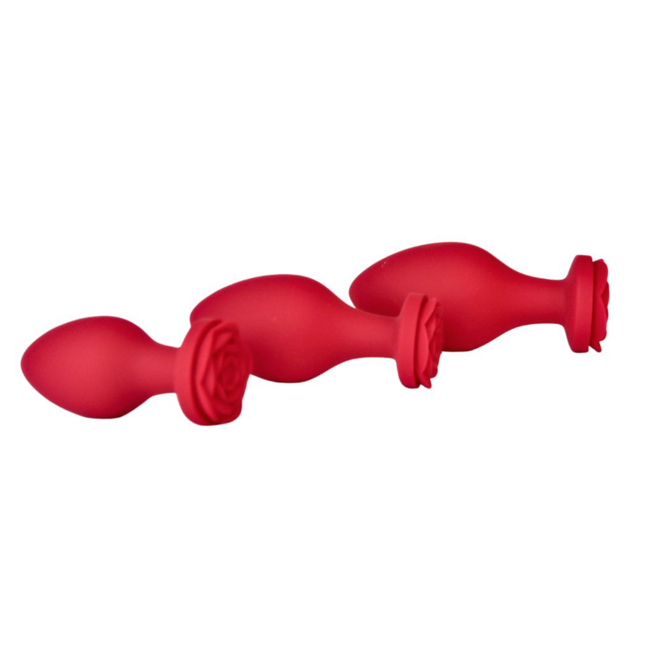 Adore U - Rosalina Silicone Rose Plug Trio