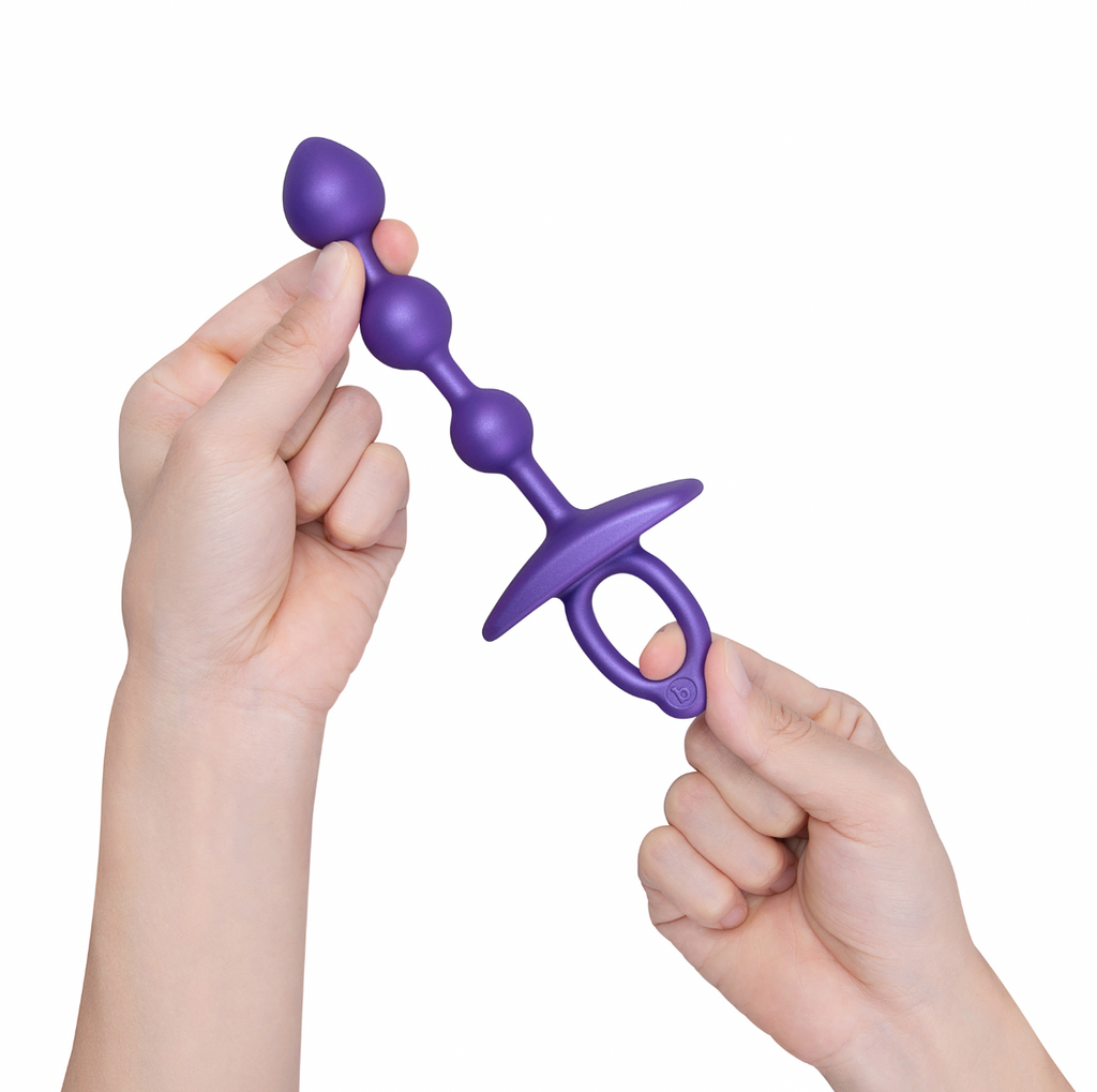 B-Vibe Butties - Zip Silicone Anal Beads