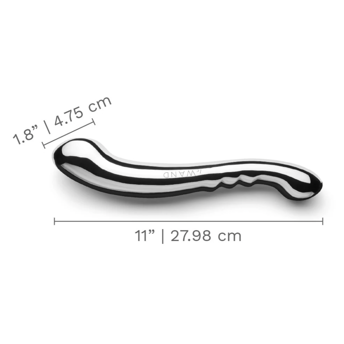 Le Wand - Contour Stainless Steel 4lb Large Dildo
