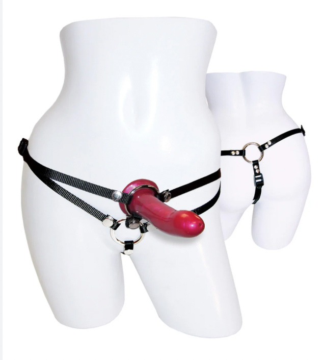 Sportsheets - Ménage à Trois Strap-On DP Harness & Dildo Set
