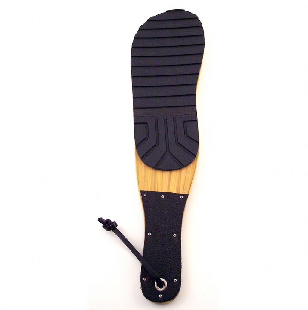 Boot Paddle - Rubber & Wood