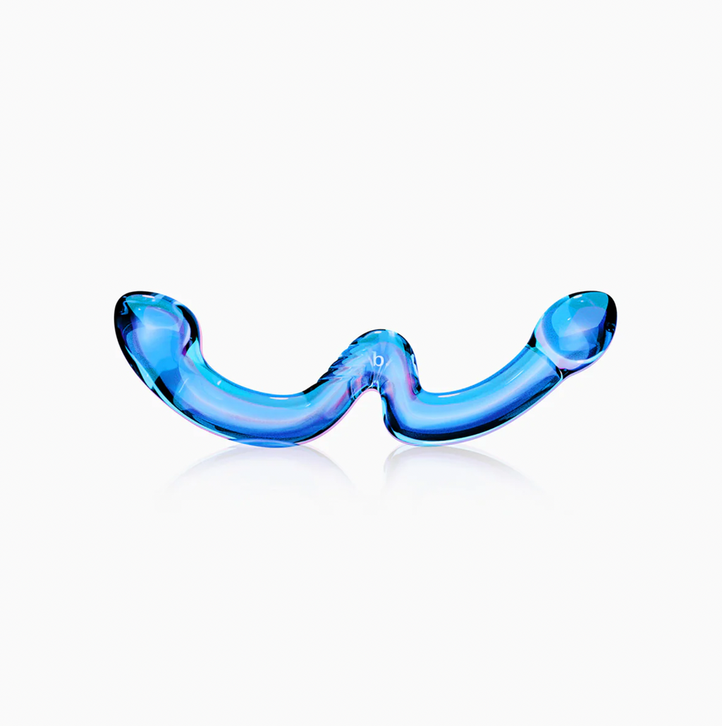 Biird x Wicul - OhWii  Double-Ended Iridescent Glass Dildo