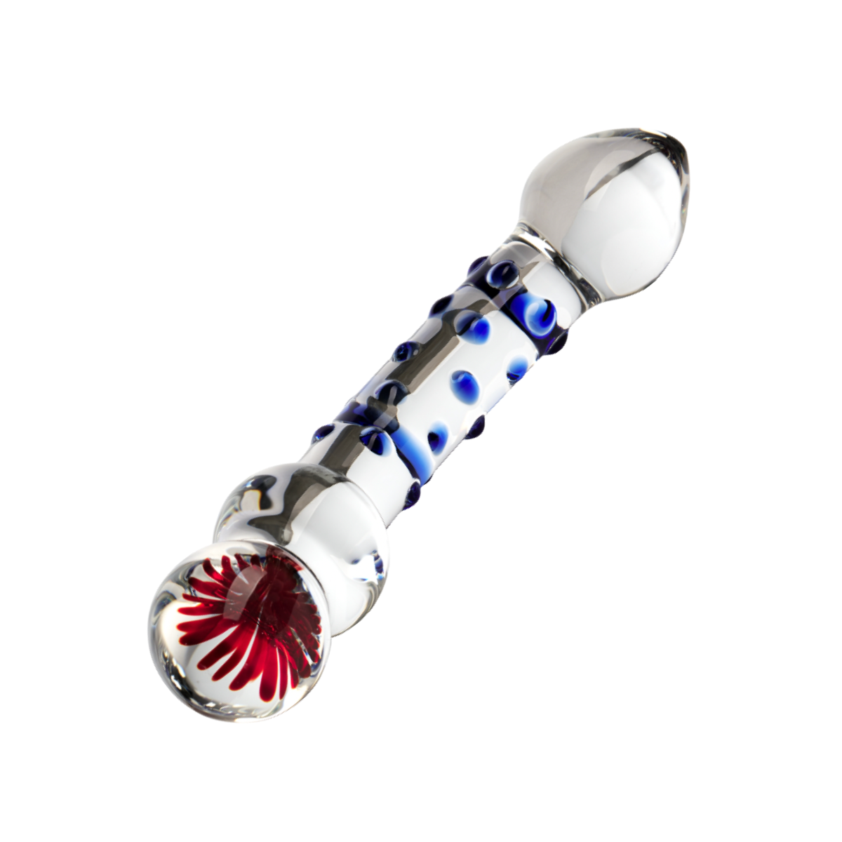 Icicles Textured Glass Dildo No.18