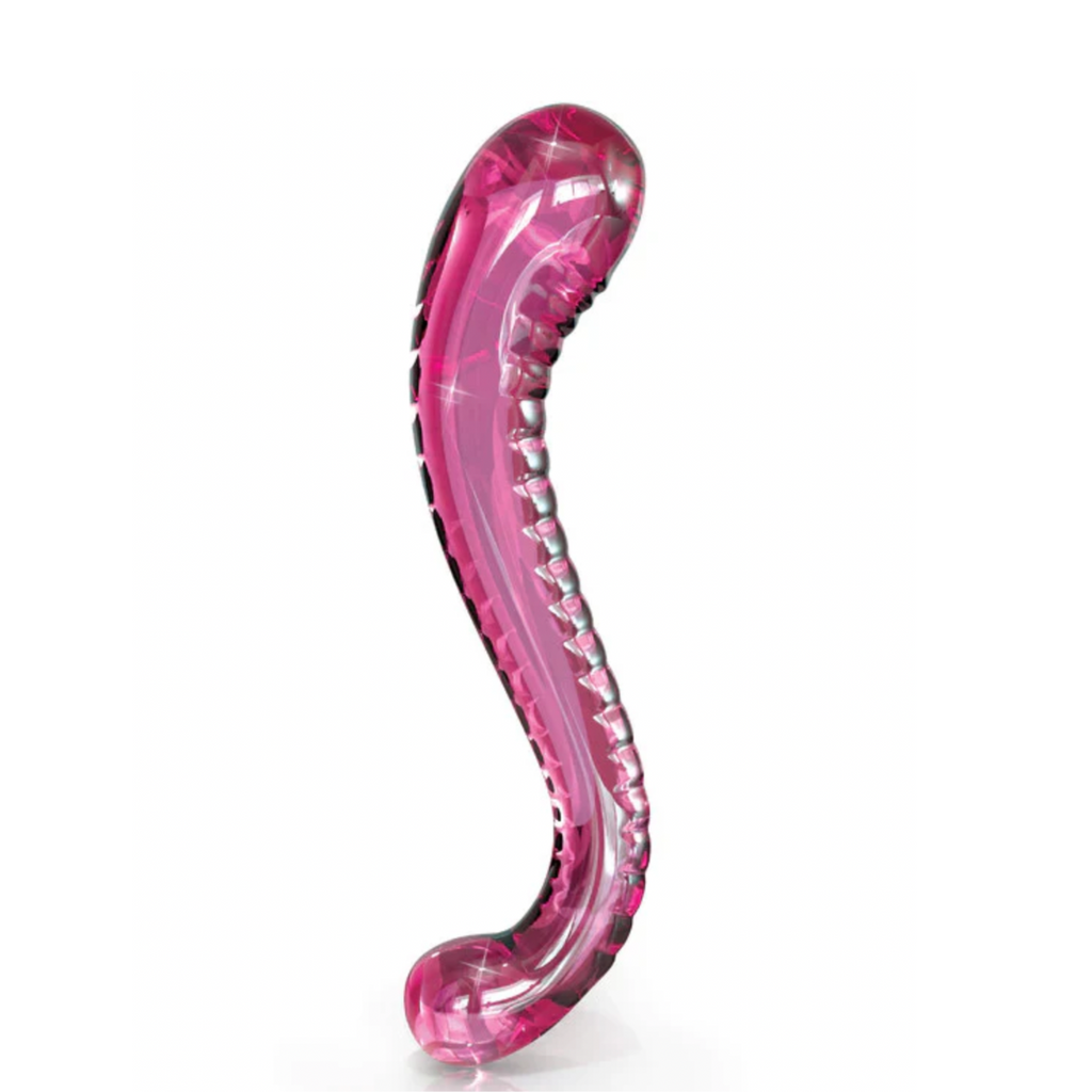 Icicles  No. 69 - Glass Hand Blown G-Spot Massager  Pink