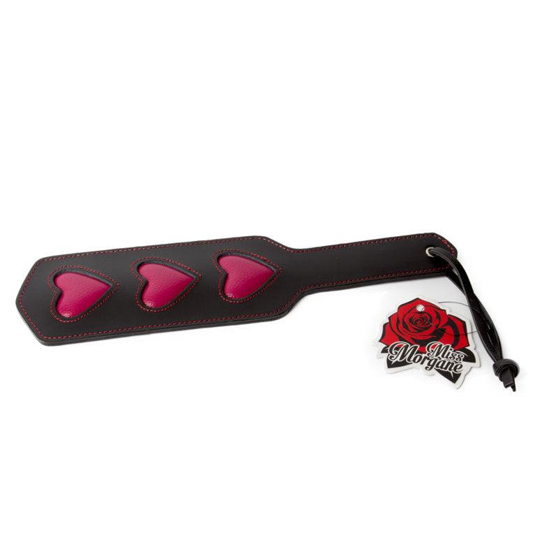 Miss Morgane - Leather Heart Paddle